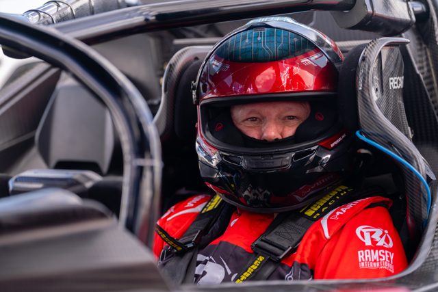 Mark Ramsey in the cockpit of the KTM X-BOW GT2